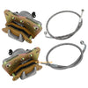 Polaris Sportsman 400-800 Front Brake Calipers & Hose Lines / 2 x /