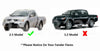 Mitsubishi L200 Triton 2 x Front & Rear Splash Guards (2005-2014)