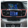 Honda Accord Red Carbon Fiber Center Console Trim (2013-2017)
