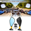 M6 M6 Motorcycle Rear View Mirrors Handlebar Mirrors
