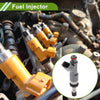 Toyota Tacoma (2005-2014) 1 Pcs Gray Silver Tone Fuel Injector 2.7L