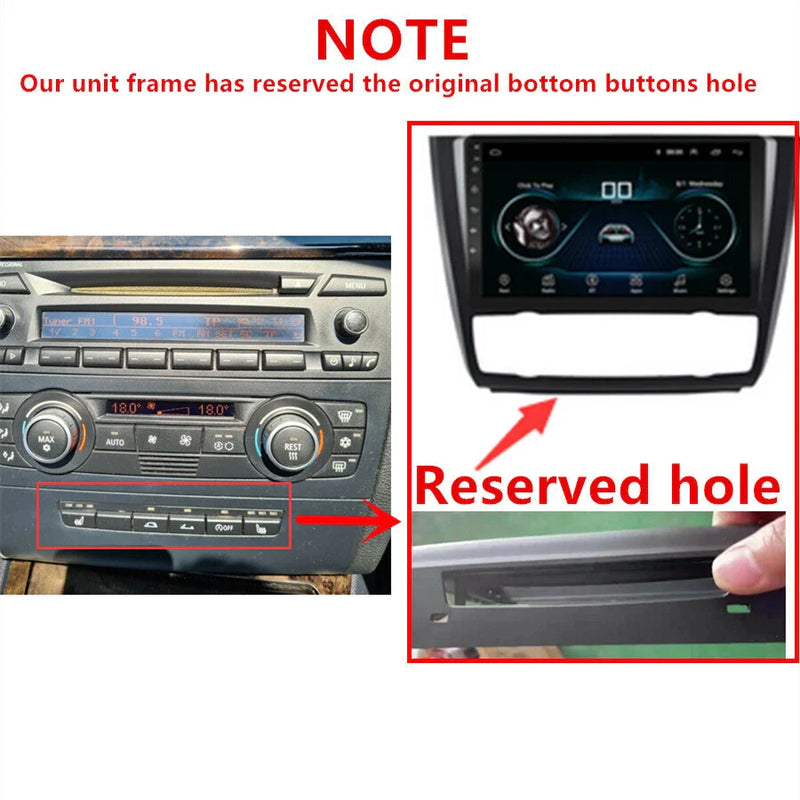 BMW 1-Series E81 E82 E87 E88 9'' Car Stereo Radio GPS WiFi (2004-2011)