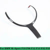 BMW M-Sport F10 F06 F12 F13 F32 Black Carbon Fiber Look Steering Wheel Trim