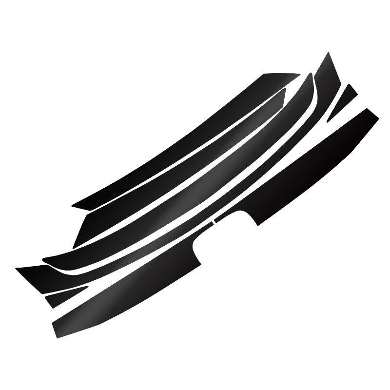 Honda Civic 8 Pcs Front Hood Grille Bumper Trim Stickers (2016-2020)