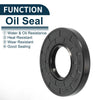 Make Model Oil Seal 34x72x10mm 5Pcs Rotary Shaft Seal NBR Rubber