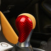 NISSAN 370Z (2009-2018) 2 x Red Inner Center Gear Shift Knob Side Covers