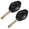 BMW 3 Series M3 X3 X5 Z4 2 x 3 Button Car Remote Key Shell Case (2000-2023)