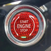 Chevrolet Corvette C8 Carbon Fiber Red Engine Start Button Trim (2020-2022)