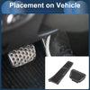 BMW 3 Black Carbon Fiber Automatic Foot Accelerator Pedal Covers