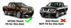 Nissan Navara NP300 Headlight Covers (2014-2016)