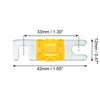 Car / Truck / Motorcycle 10pcs 150A AFS Mini ANL Fuses Electrical Protection