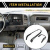 Toyota Tacoma Set Carbon Fiber Dashboard Panel Cover Trim (2016–2023)