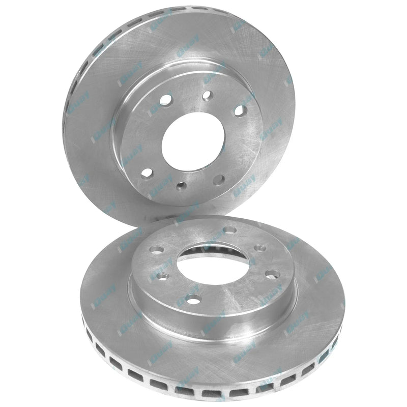 Nissan Pintara U12 4cyl 2.0L 2.4L 1989-1992 2 Front Disc Brake Rotors