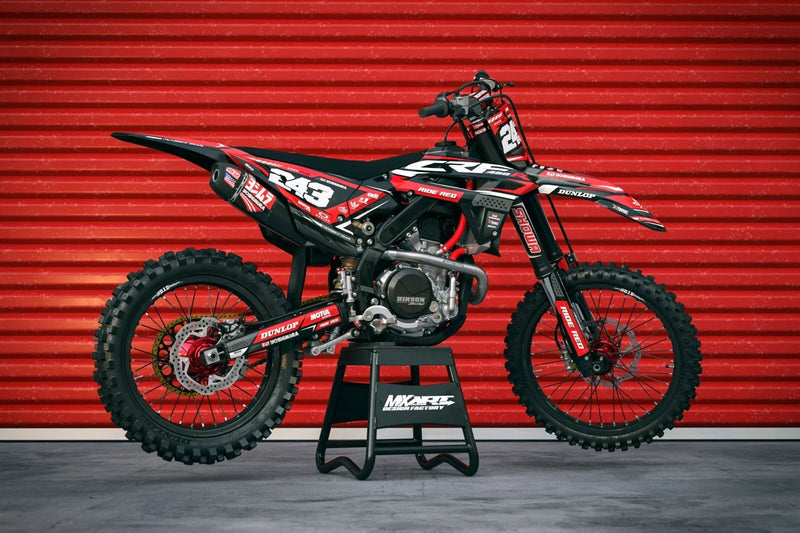 Honda CRF70 (2003-2012) Collide Style Stickers Custom Graphics Full Kit