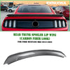 Ford Mustang MK6 Carbon Look Rear Boot Spoiler Lip (2015-2022)