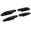 Toyota Prado 4 x Glossy Black Roof Rack Rail End Cover Caps (2010-2018)