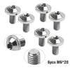 Titan Motorcycle Bike 6 x M6x20mm Alloy Torx Head Screws