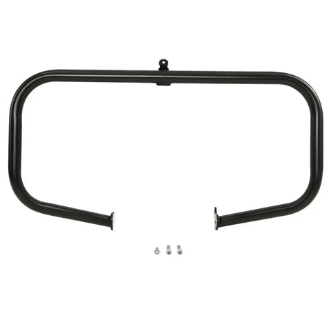 Harley Electra Glide Black Highway Engine Guard Crash Bar Footpeg (09-24)