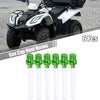 6pcs Gas Fuel Cap Air Vent Hose Breather One Way Clear Tube Green