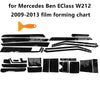 Mercedes E-Class W212 1 x Carbon Fiber Interior Trim Decals (2009–2016)