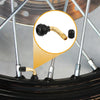 Motorcycles 12 Pcs Tire Valve Stem Universal Gold Tone