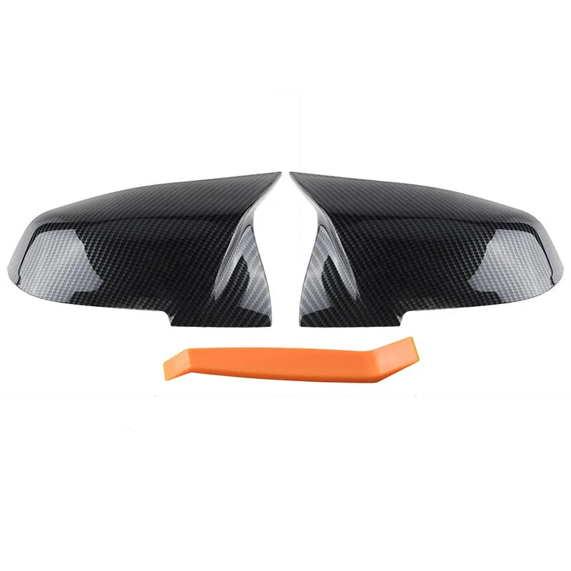 BMW F20 F21 F22 F30 F32 F36 X1 M3 Carbon Fiber Rear Mirror Cover Caps (2012-2020)