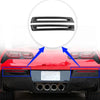 Corvette C7 2014-2019 Real Carbon Fiber Rear Fog Light Lamp Cover Trim