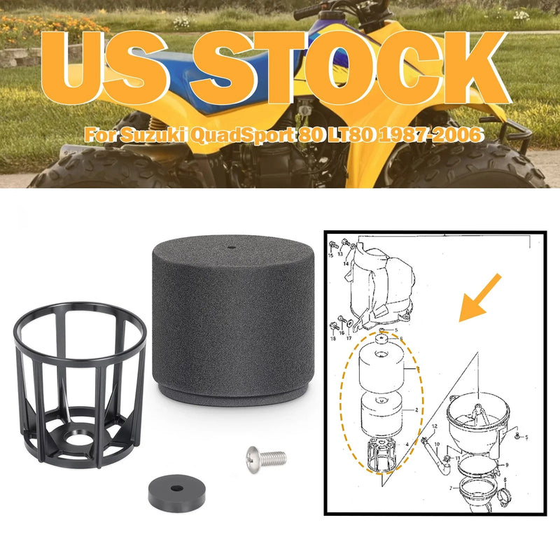 Suzuki LT80 Air Filter Cage Holder (1987-2006)