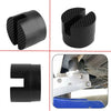 1x Rubber Slotted Rail Adapter Floor Jack Guard Protector Pad Frame Black