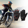 Gloves XL Motorcycle Breathable Full Finger Nylon Outdoor Red 1 Pair