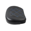 Harley Electra Glide Blue Stitching Passenger Bar Backrest Pad