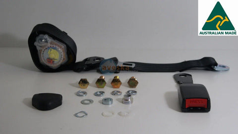 100mm Seat Belt Stalk Buckle  (2020-2023) - 2 x 2.6m Webbing Left