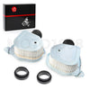 Honda CB350 Air Filter Cleaner Set Right + Left (1968–1973)