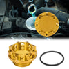 Subaru Gold Tone Aluminum Alloy Gas Oil Filler Plug Cover