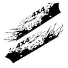 4X4 Truck Off Road Black Car Side Body Splash Graphic Stickers
