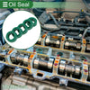 Oil Seal Seal Ring Rotary Shaft Seal TPU 12x20x7mm High Pressure Green 5 Pcs