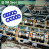 Oil Seal Rotary Shaft Seal TPU 12x22x8mm High Pressure Blue 10 Pcs