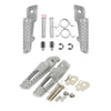 Honda CBR600RR Footrests Pegs Front Rear Silver (2003-2025)