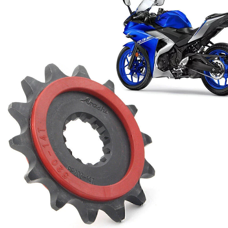 Yamaha R3 14T Steel Front Motor Engine Chain Drive Sprocket (2015-2018)