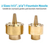 Pond Sprinkler Shower Head Brass Column Fireworks Water Fountain Nozzle