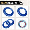 Jeep Wrangler JK (2007-2014) Blue A Pillar Speaker Ring Cover Trim