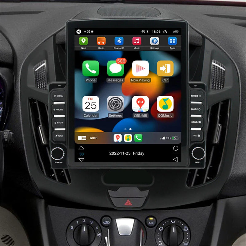 Ford Transit / Tourneo Connect 9.7" Vertical Stereo Radio GPS Navi (2014-2018)
