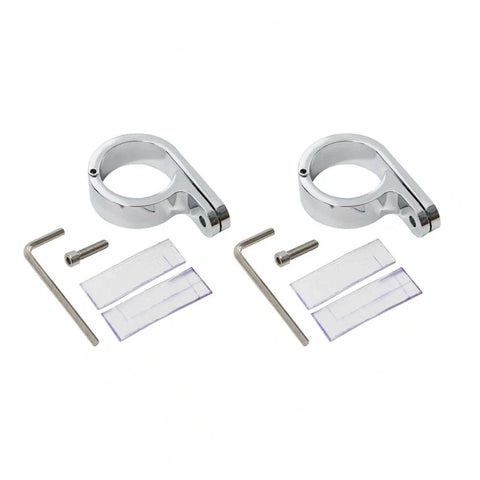 Harley 1 1/4" Chrome Universal Handlebar Mounts