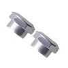 Cars & Trucks Universal Silver Push Button Quick Release Hood Pins