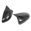 VW Golf MK6 Carbon Fiber Black Side Mirror Cover Caps (2009-2013)