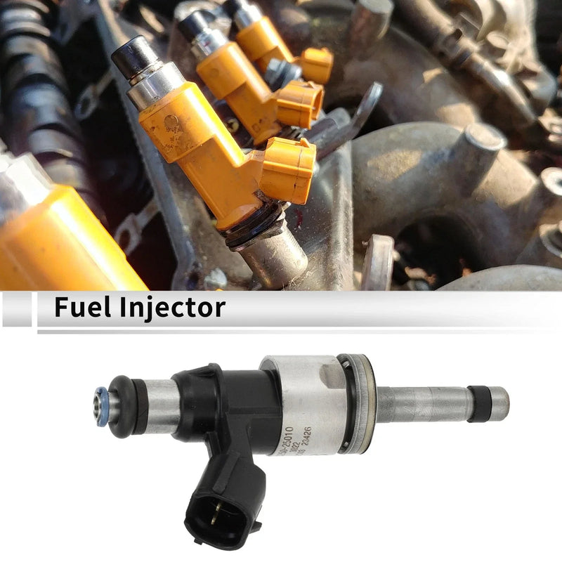TOYOTA RAV4 (2019-2023) 1 Pc Black Silver Tone Fuel Injector 2.5