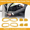 Jeep Renegade (2015-2023) 4 x Yellow ABS Interior Door Handle Bowl Cover Trim