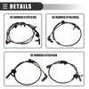 Dodge ABS Wheel Speed Sensor Set (2 x Front, 2 x Rear)