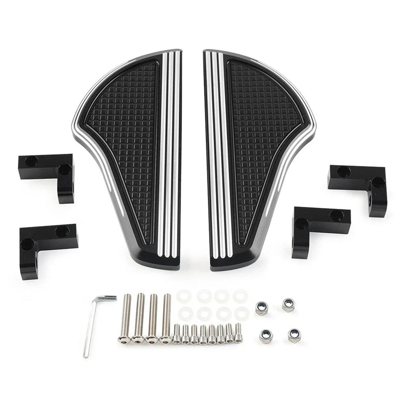 Harley Touring Electra Glide Road King Rear Passenger Floorboards (1993+)
