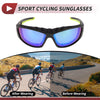 MakeModel 1Pc Goggles Motorcycle Green Lens Black Frame Tri-acetel Cellulose